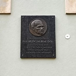 Pamětní deska Jana Broda